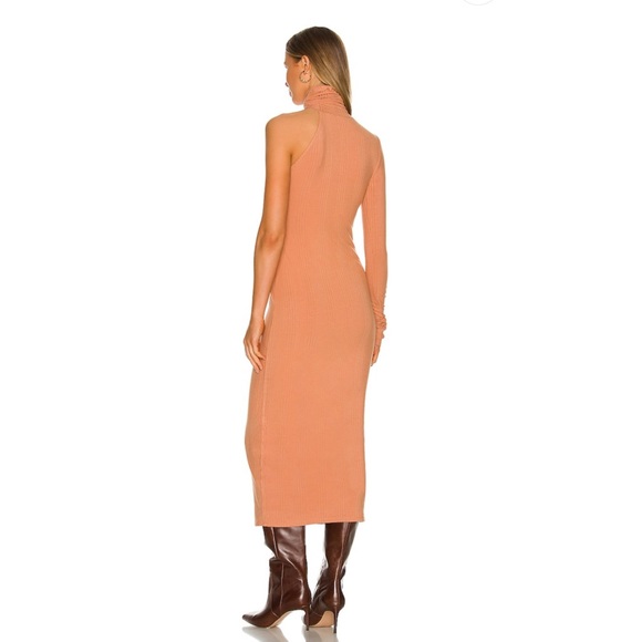 NEW Lovers and Friends Trisha Midi Dress in Dark Nude - Picture 3 of 5